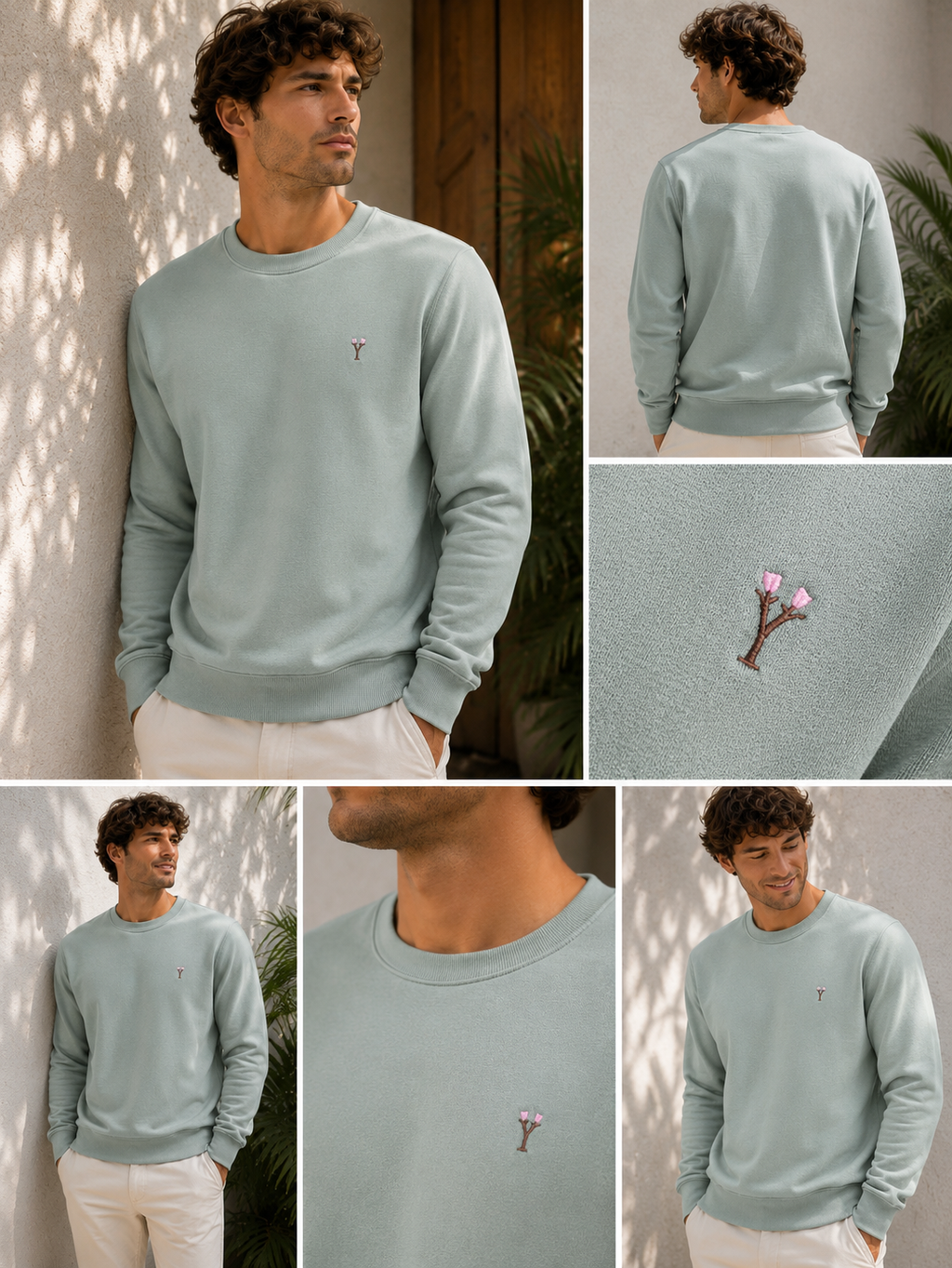 Pull Signature AxLegacY – coloris sage