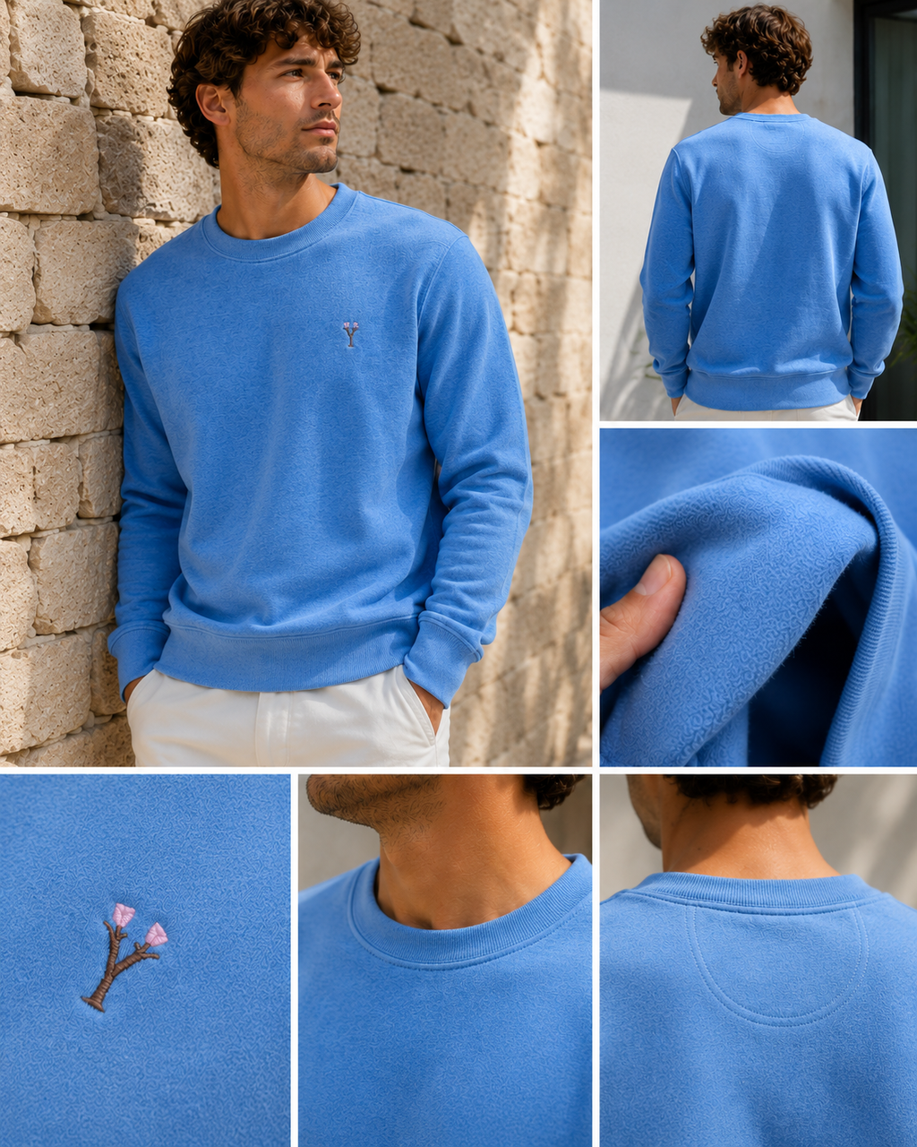 Pull Signature AxLegacY – Bleu Nuageux