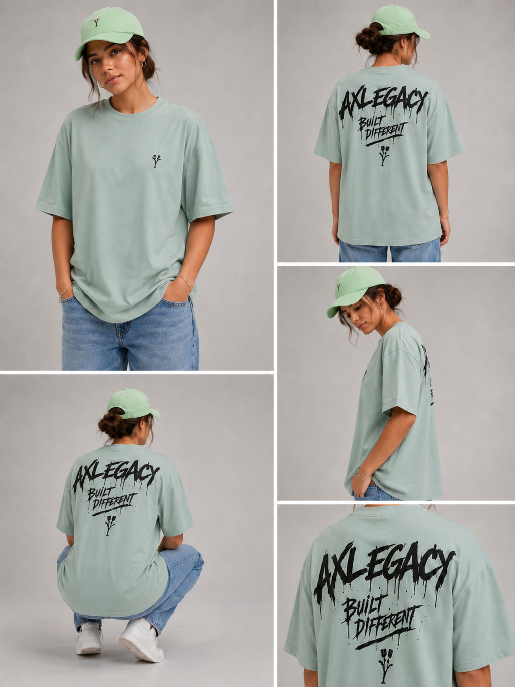 T-shirt Oversize AXLegacy – Built Different