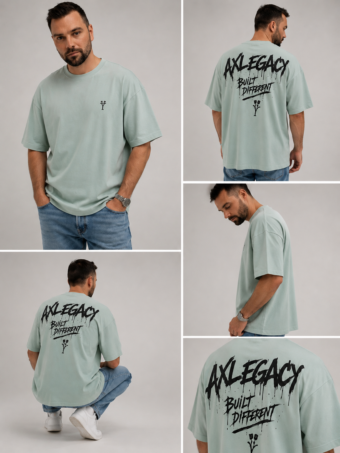 T-shirt Oversize AXLegacy – Built Different