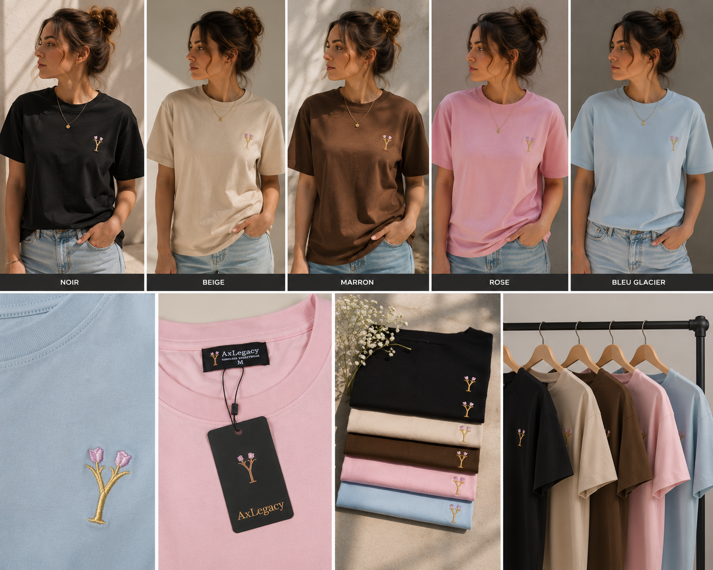 T shirts coupe regular femme 🌷