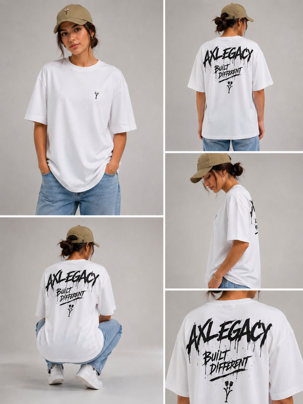 T-shirt Oversize AXLegacy – Built Different